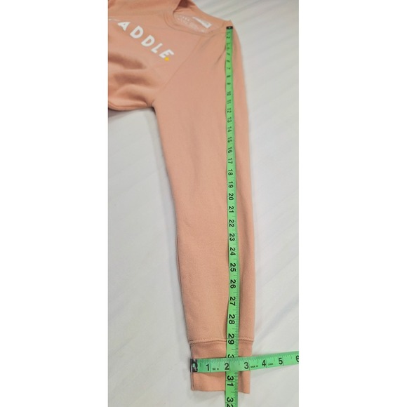 mi. paddle Peach Raglan Sleeve Graphic Pullover Sweatshirt ladies Medium - Picture 5 of 5